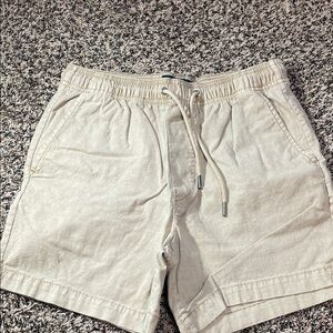 American Eagle Cream Flex Shorts